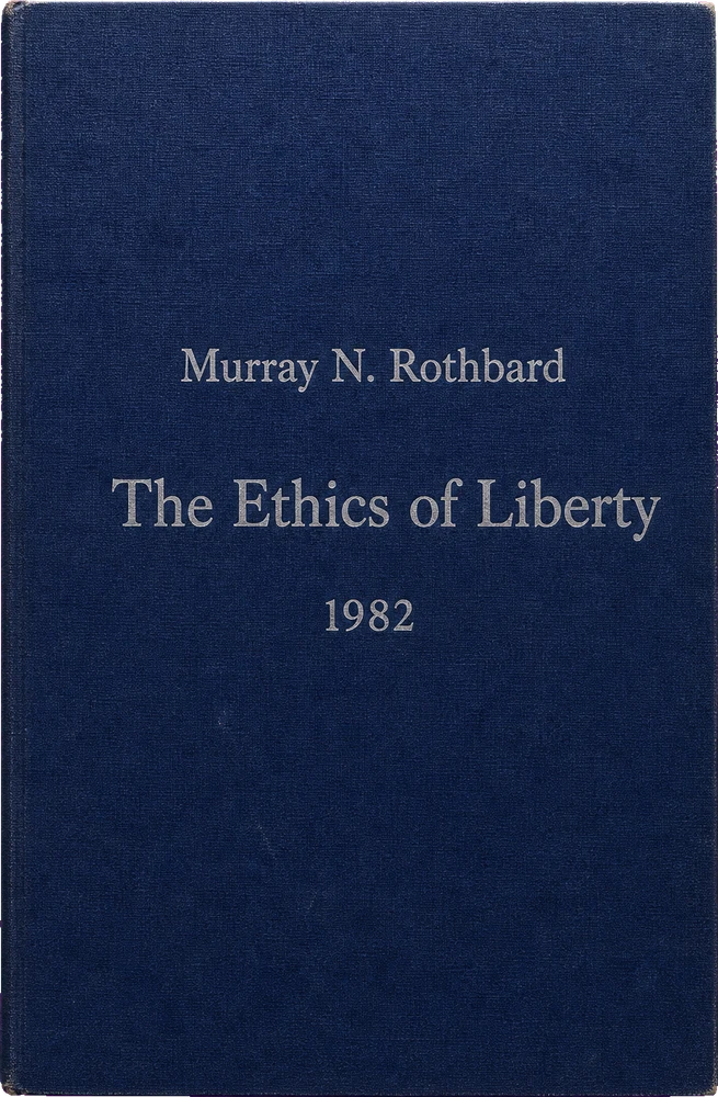 The Ethics of Liberty, featured binding artwork