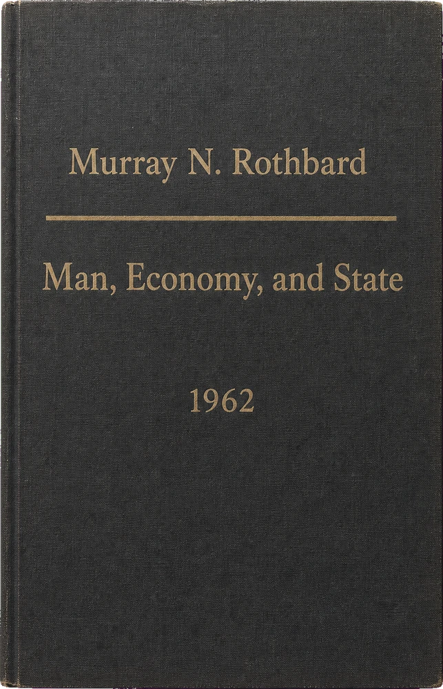 Mensch, Wirtschaft und Staat, Band 1, featured binding artwork